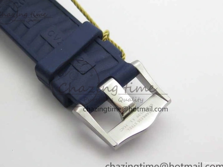 0427 2018 Seamaster Diver 300M SS RG VSF 1:1 Best Edition RG Bezel Blue Dial on Blue Rubber Strap A Contemporary 7927